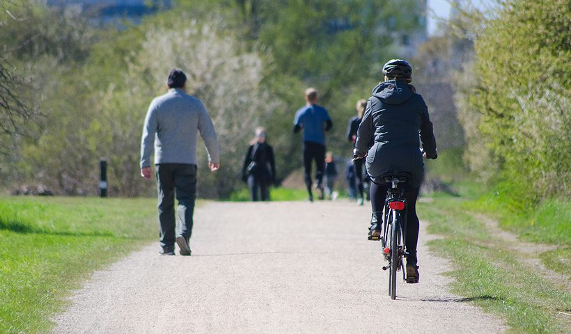 exercise in park